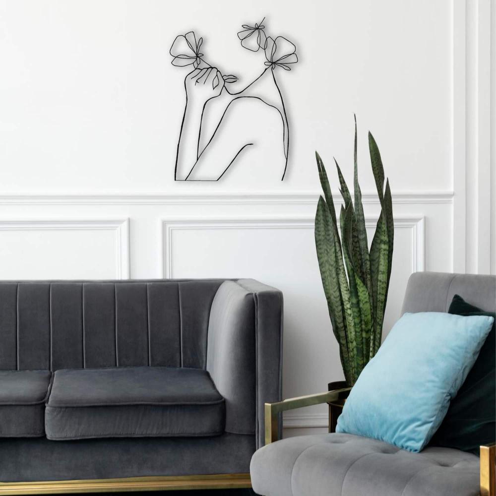 Ladies are Flowers Metal Wallart