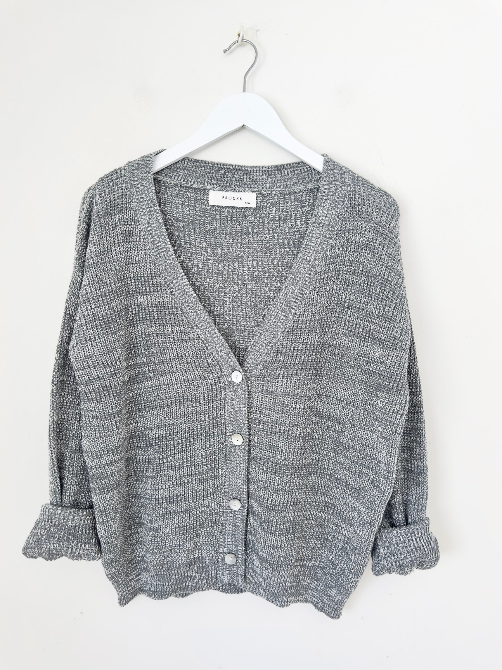lucas cardi - grey/white mix  cotton