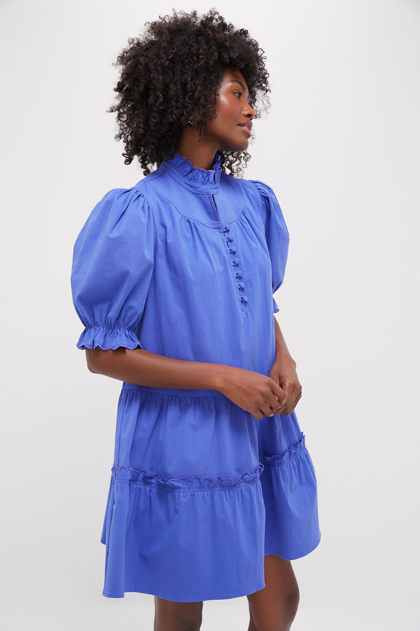 Azure Blue Selena Mini Dress