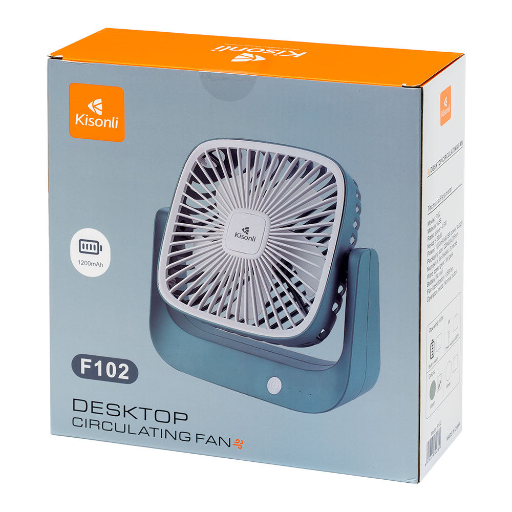 RECHAGEABLE KISONLI DESKTOP FAN
