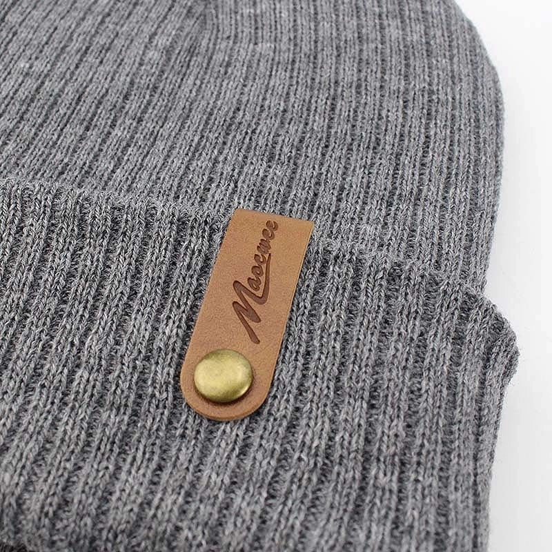 Hat Men's And Women's Autumn And Winter Knitted Wool Brimless Hat Pullover Hat Warm Fashion Adult Hat Hat