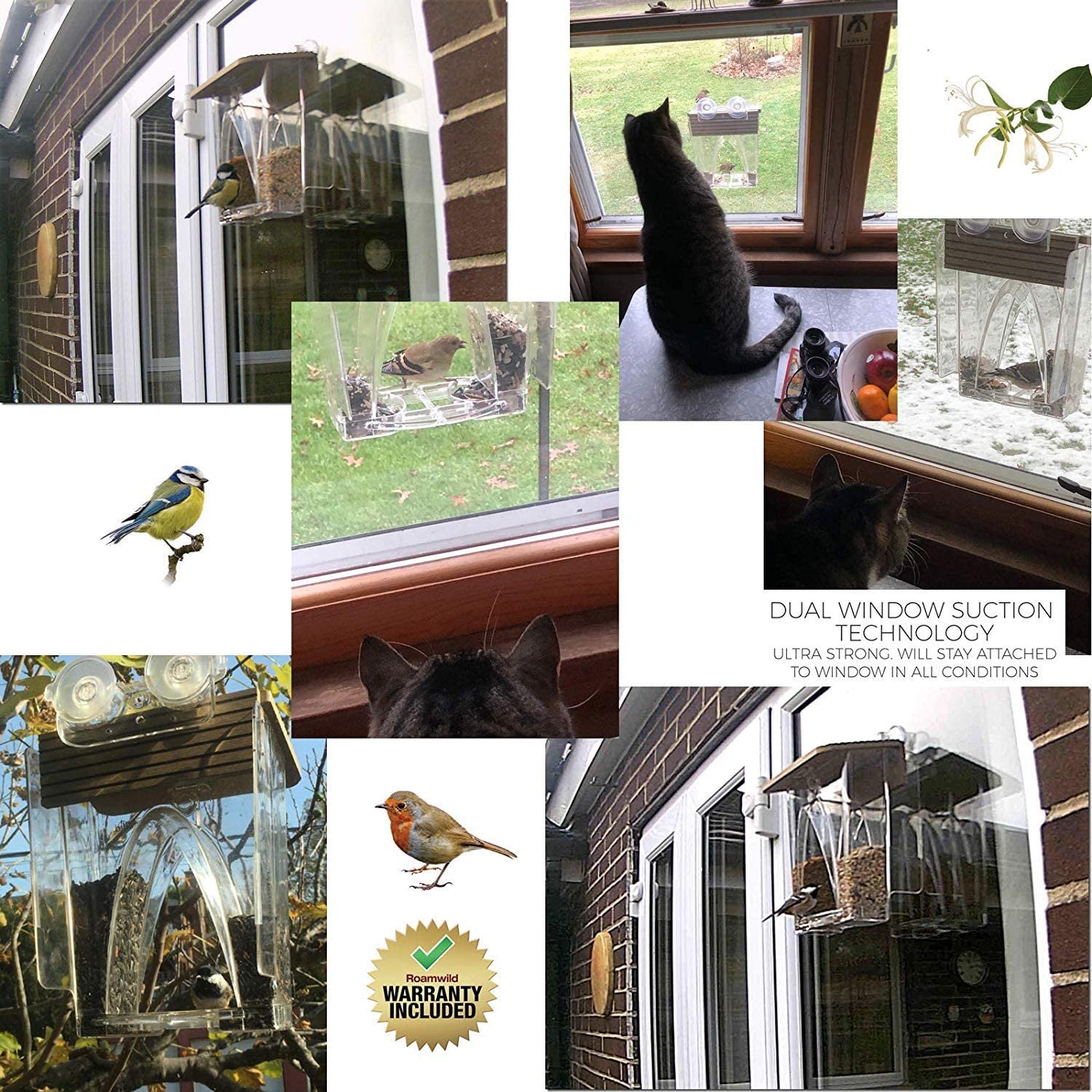 🐦2023 New Year Sale💝 Arch Window Bird Feeder🏠