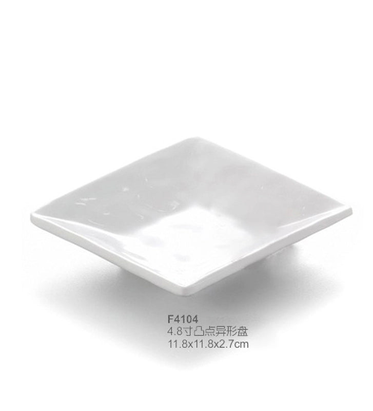 Porcelain-Imitation Milamine Shatter-Resistant Round Small Flavor Dish Chinese Sushi Dipping Sauce Dish Dish Dish Dish Dish Dish Dish Dish Dish Dish Dish