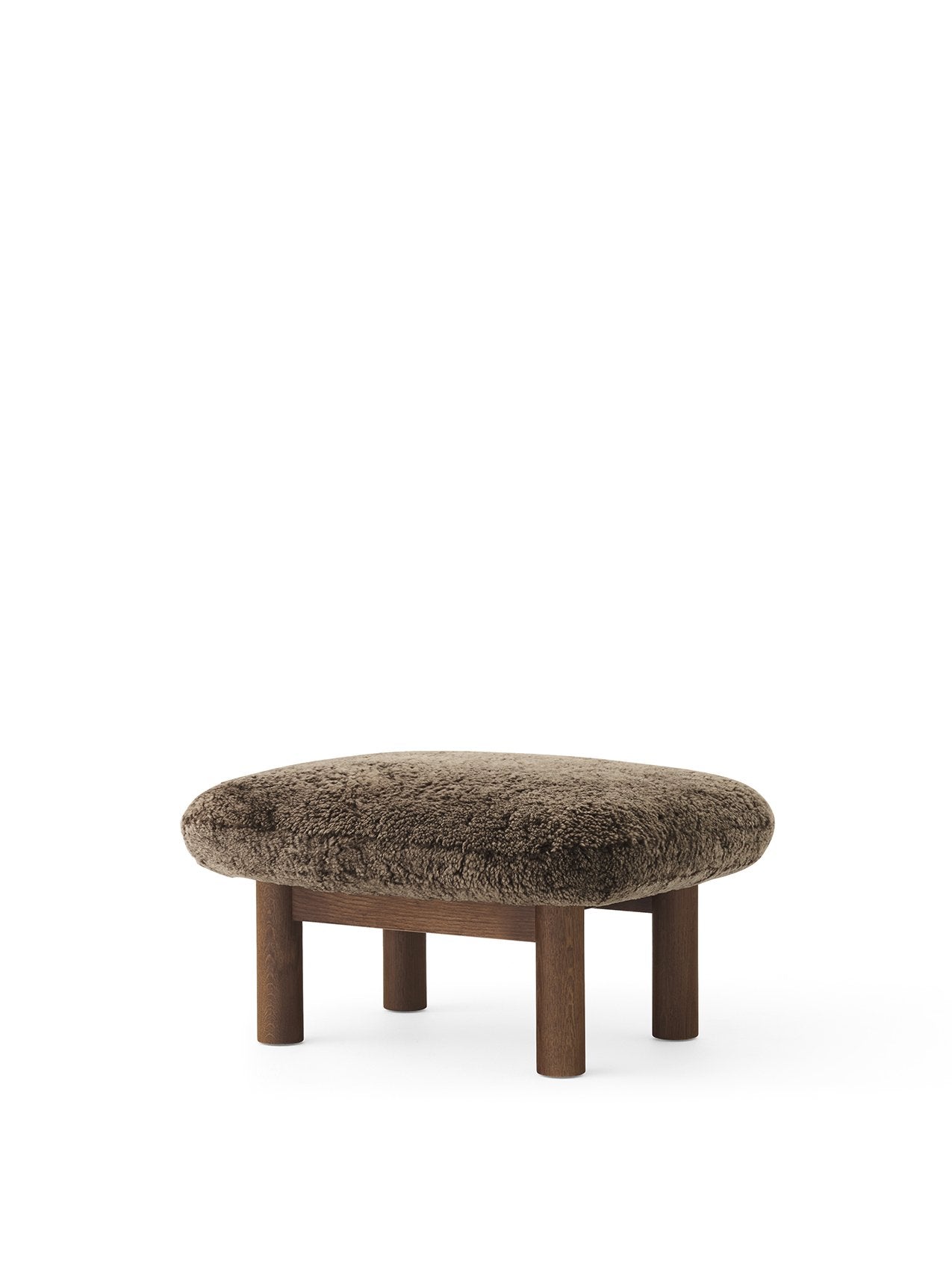 Brasilia Ottoman. Sheepskin
