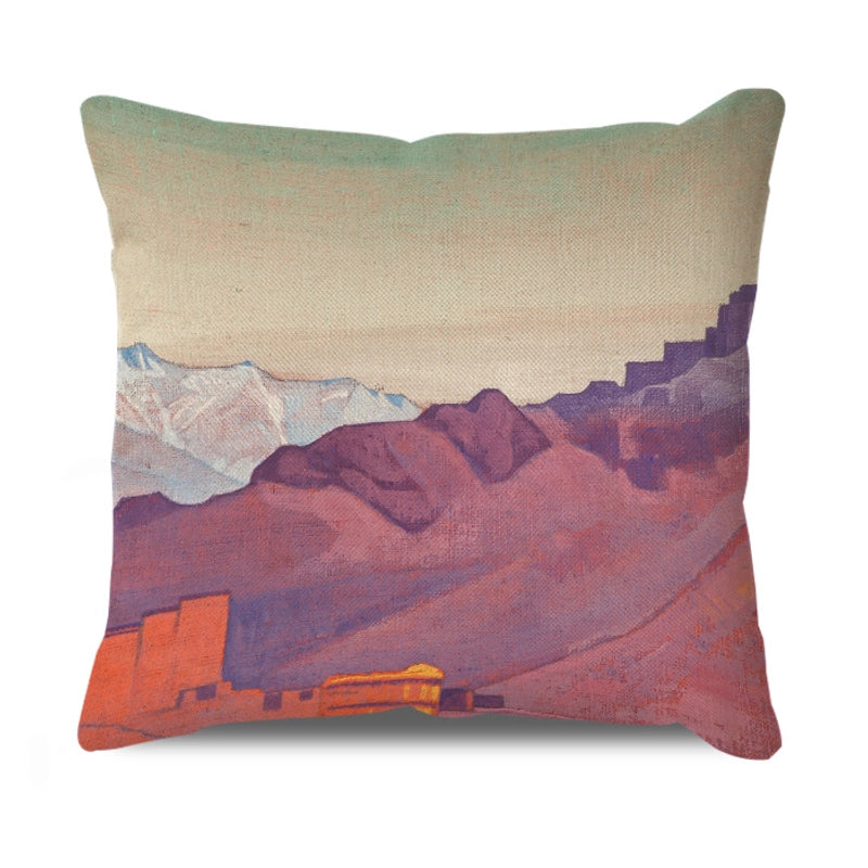 Minimalist Landscape Linen Pillow Cases Couch & Sofa Decor