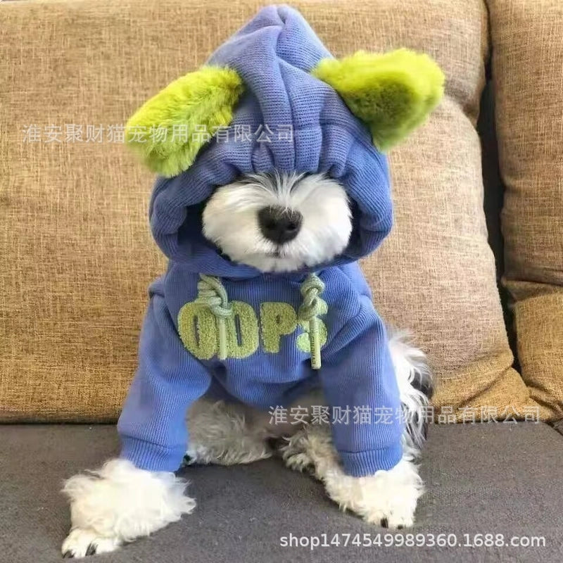 Cute Small Dog Clothes Spring Autumn Collection For Corgi  Bulldog Teddy Bichon Puppies Kittens Thin Pet Outfits