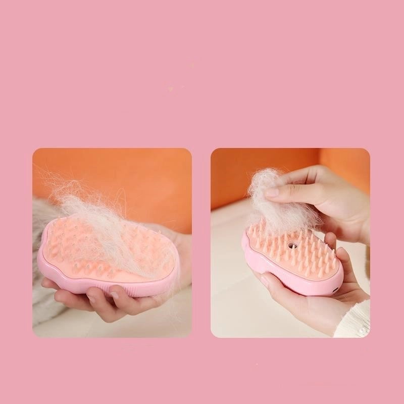 Minimalist ABS TPR Solid Color Pet Grooming Tools