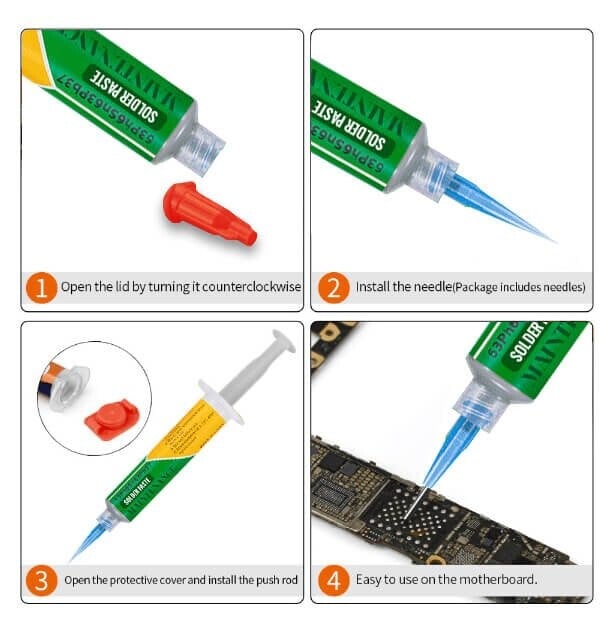 🔥HOT SALE🔥35g BGA Syringe Tin Solder Paste Leaded Sn63pb37 Melting Point 183 ℃