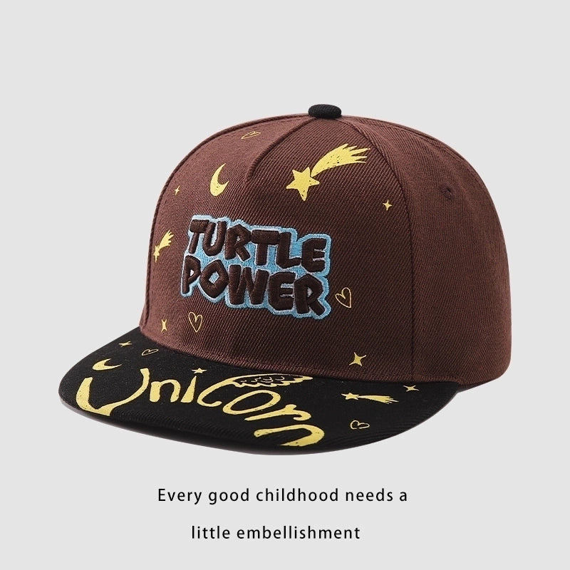Children Unisex Hip-Hop Sports Letter Ivy Cap Baseball Cap