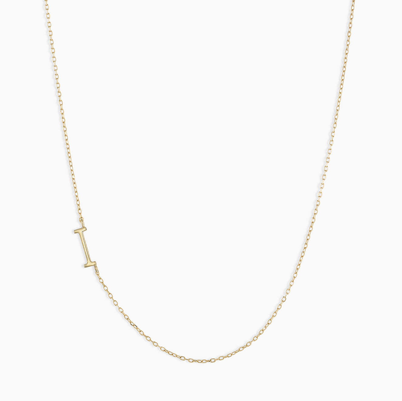 Minimalist Letter Geometric Titanium Steel Electroplating Necklaces
