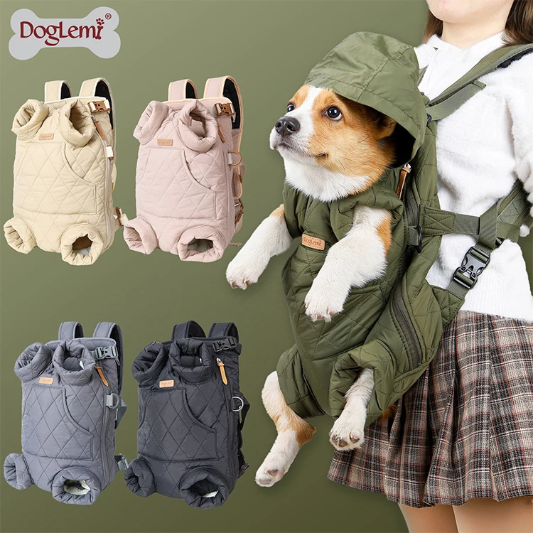 Winter cozy portable travel pet bag carrier backpack .Comfort warm backpack dog supplies