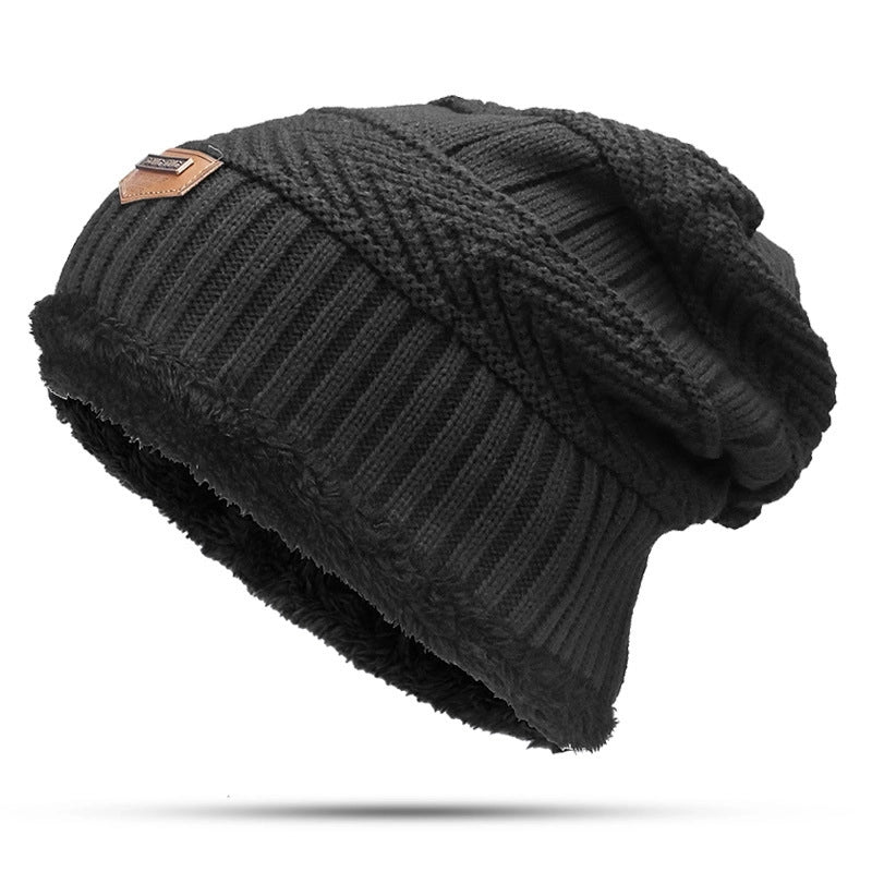 Unisex Basic Minimalist Twist Eaveless Wool Cap