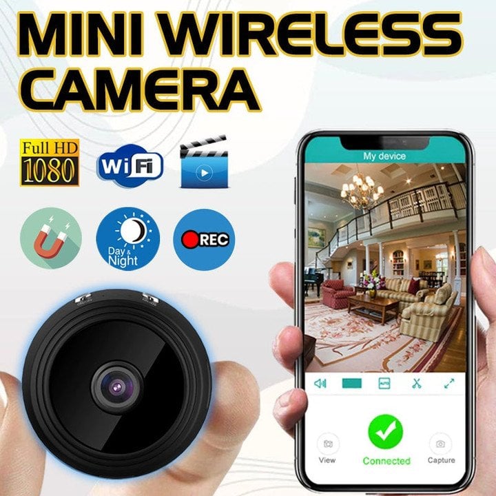 🔥Mini 1080p HD Wireless Magnetic Security Camera