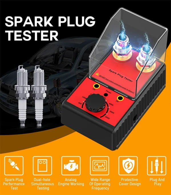 🔥Hot Sale🔥SP02 Dual Hole Car Spark Plug Tester