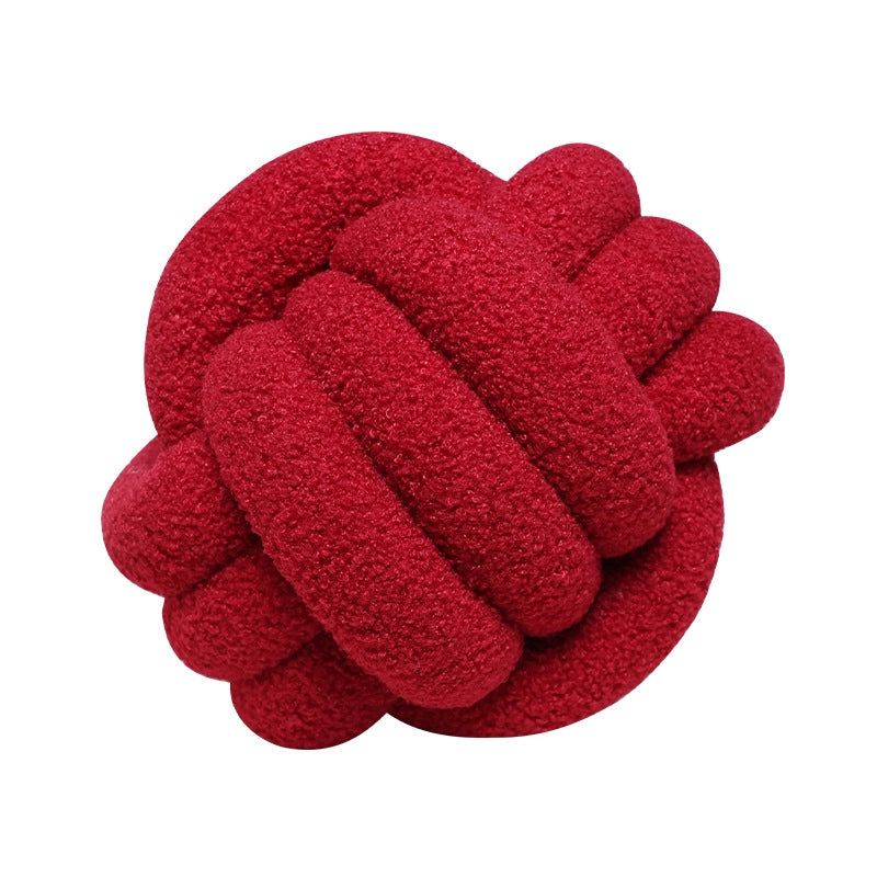 Fashion Solid Color Plush Throw Pillow