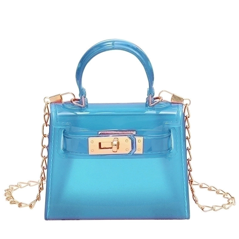 Women's Mini Summer Pvc Cute Basic Square Bag