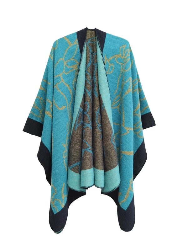 Women's Streetwear Geometric Acrylic Shawl