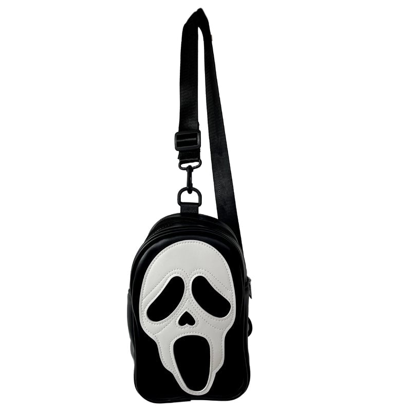 Women's Streetwear Skull Pu Leather Waist Bags