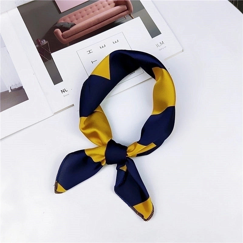 New Spring And Autumn Summer Small Silk Scarf Small Square Towel Women's Professional Variety Decorative Printed Scarf Scarf