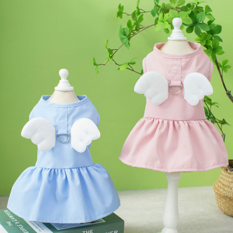 Wing Decor Dog Harness Dress