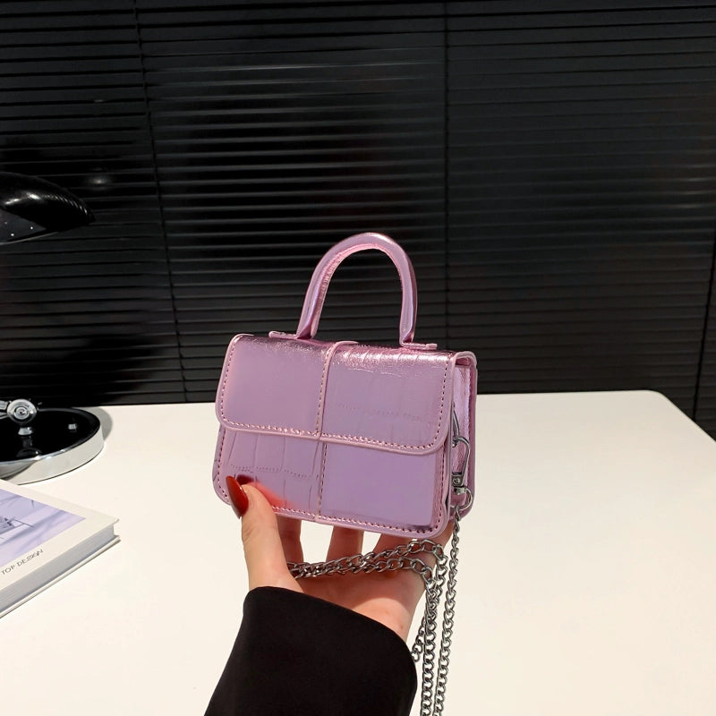 Candy Color Small Square Bag  Small Bag Fashion Portable Shoulder Messenger Bag