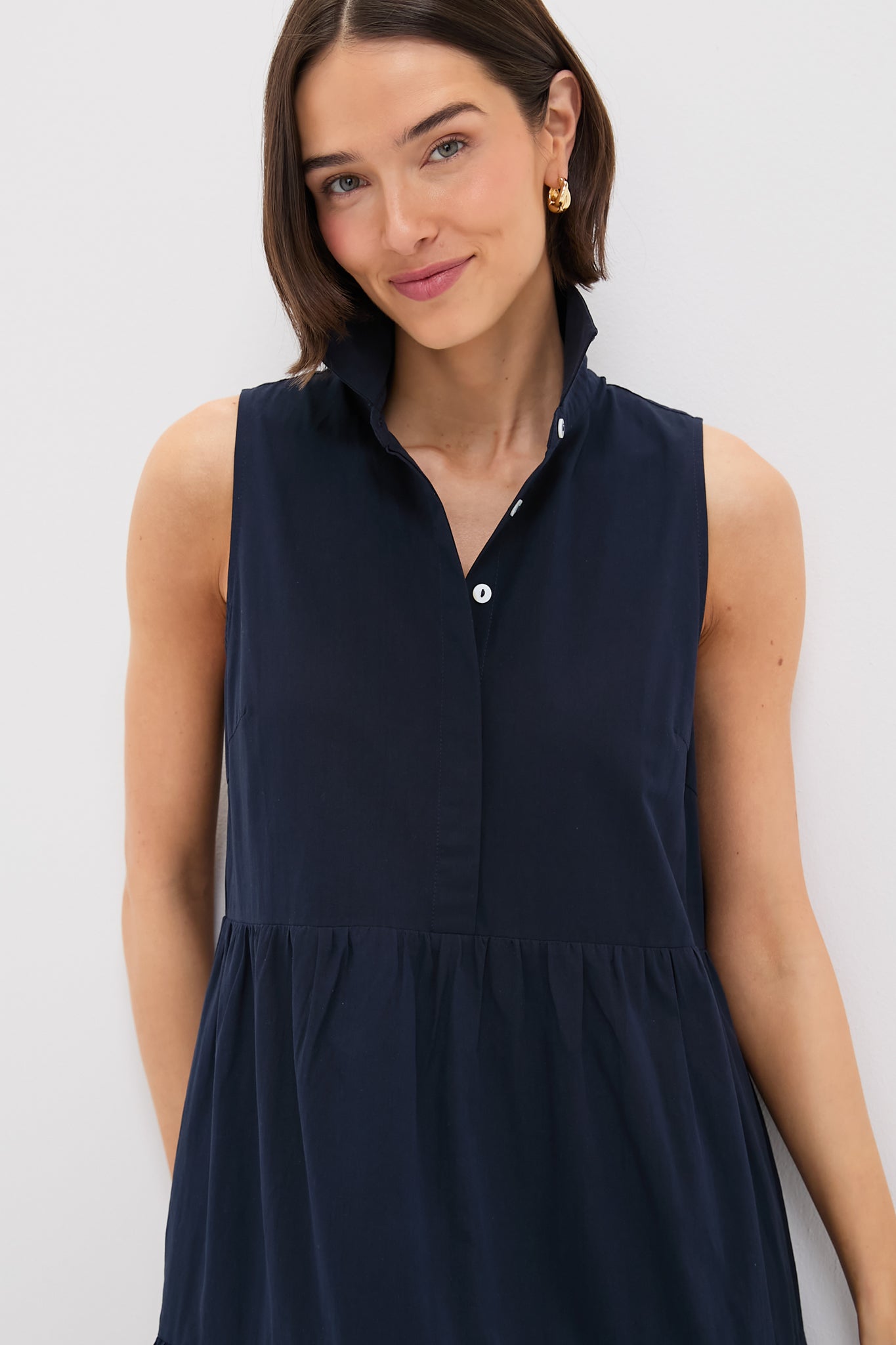 Navy Sleeveless Mabel Maxi Dress