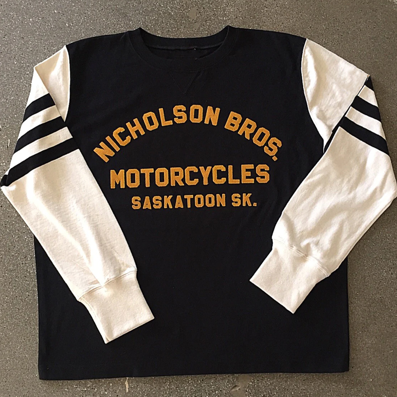 Original Letter Print Raglan Sleeve Sweatshirt