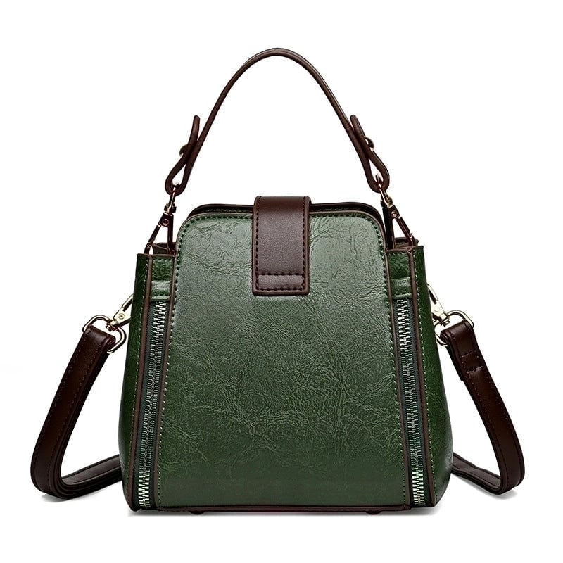 Women's Medium All Seasons Pu Leather Vintage Style Handbag
