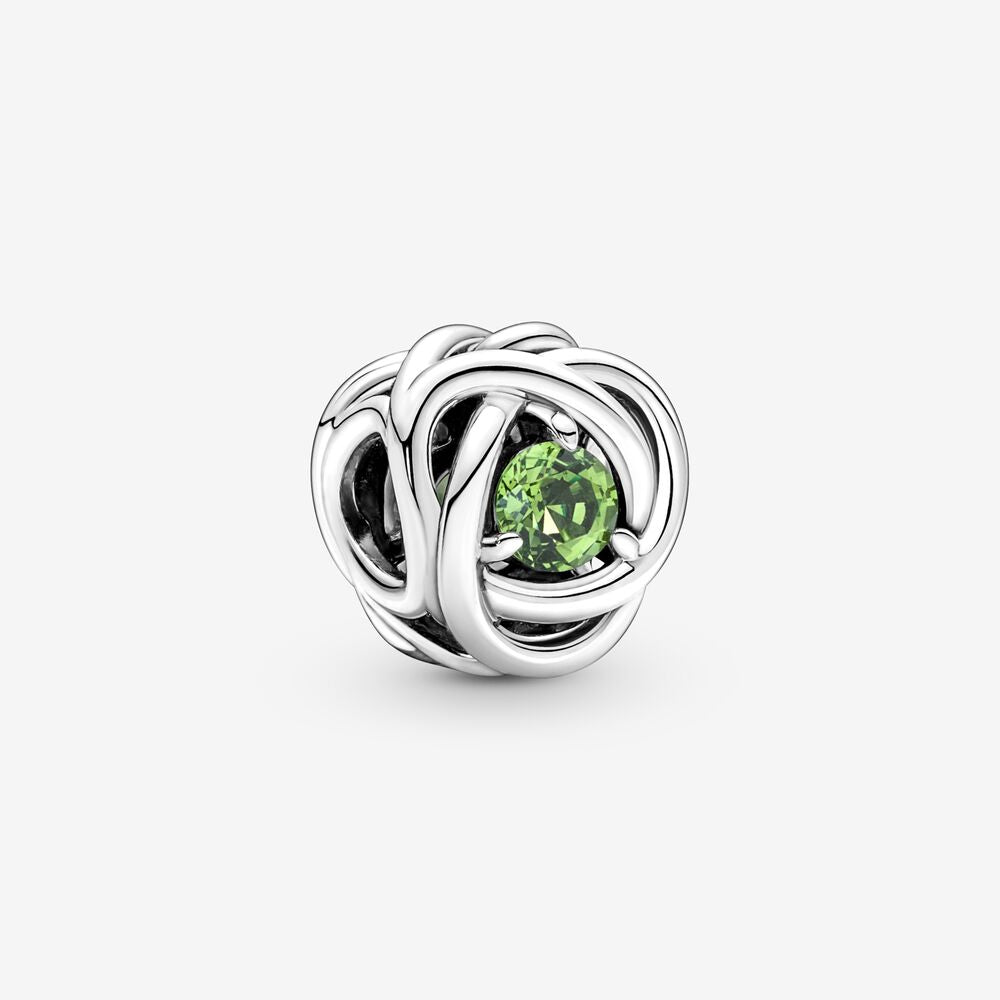 Spring Green Eternity Circle Pandora Charm