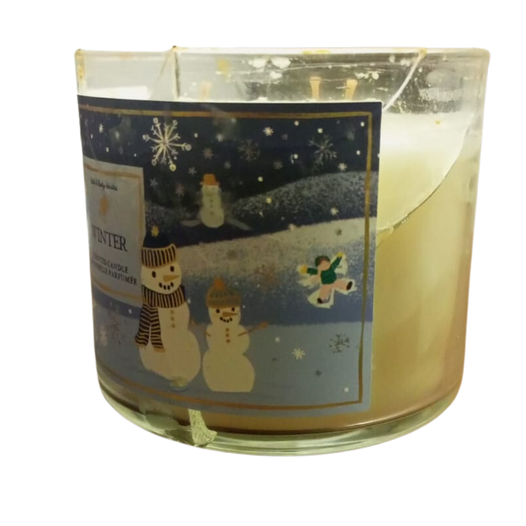 Bath & Body Works Winter 3-Wick Candle (Little Damage)