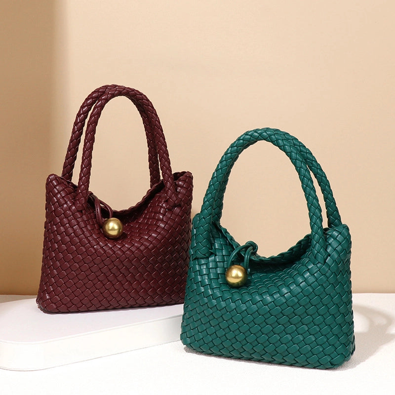 Women's Small Pu Leather Solid Color Elegant Vintage Style Streetwear Square Buckle Handbag