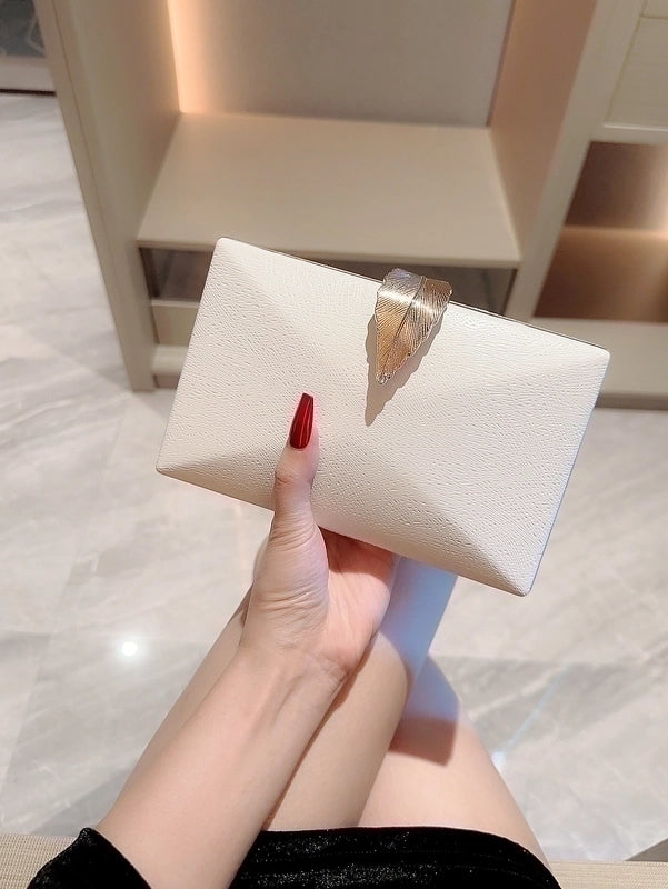 3 Pieces Women's Pu Leather Color Block Elegant Vintage Style Classic Style Square Buckle Clutch Bag Square Bag Evening Bag