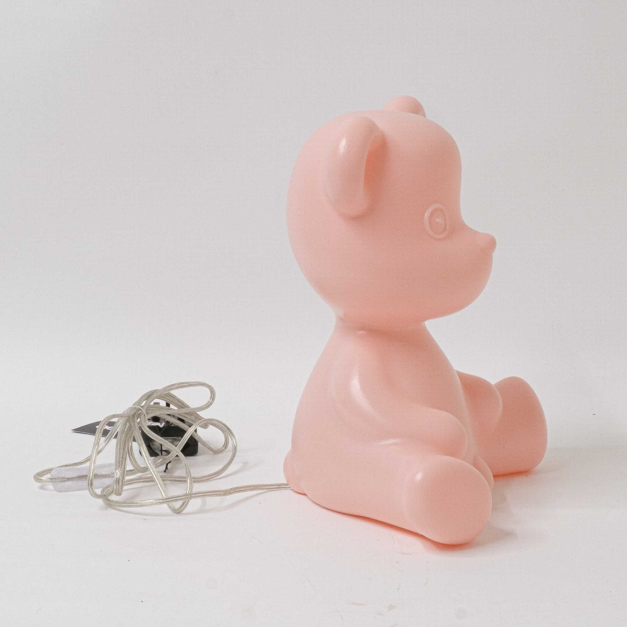 Qeeboo Teddy Boy table lamp . Bright Pink