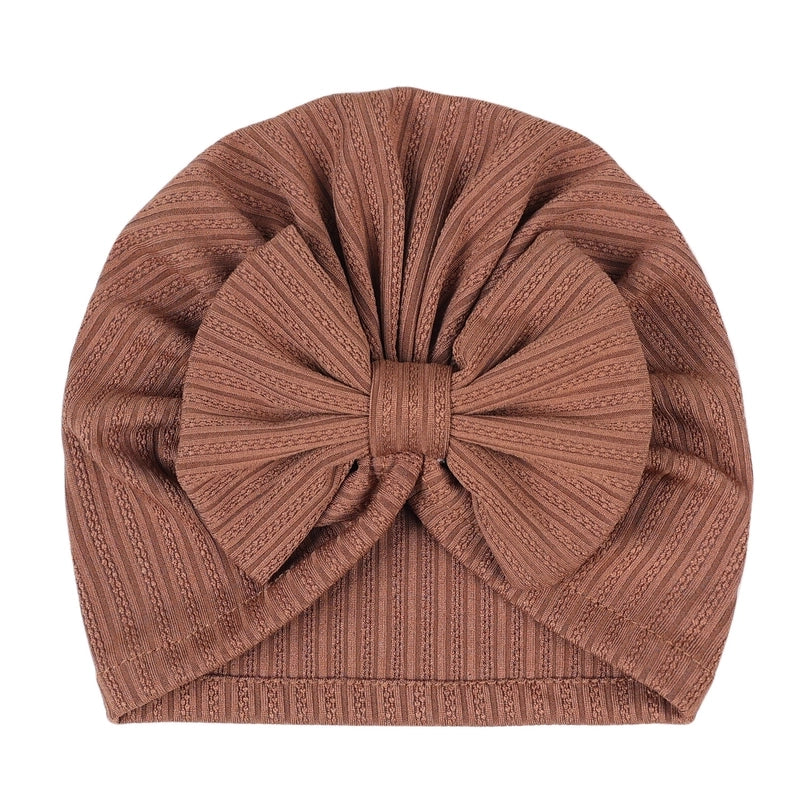 Baby Girl's Baby Boy's Minimalist Solid Color Jacquard Baby Hat