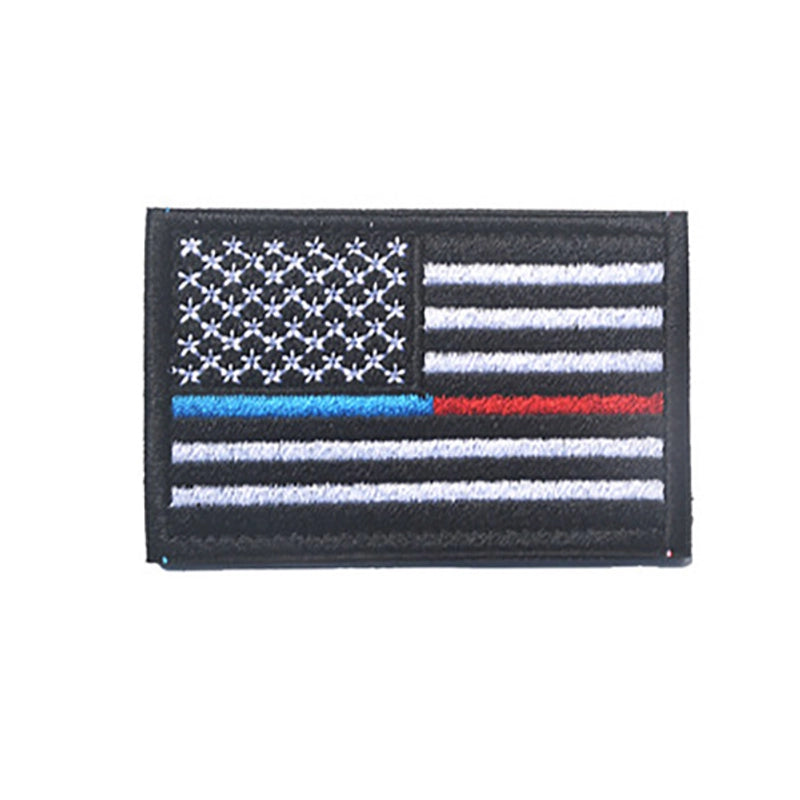 All Seasons Diagonal Cloth Woven Flag Bag Charms