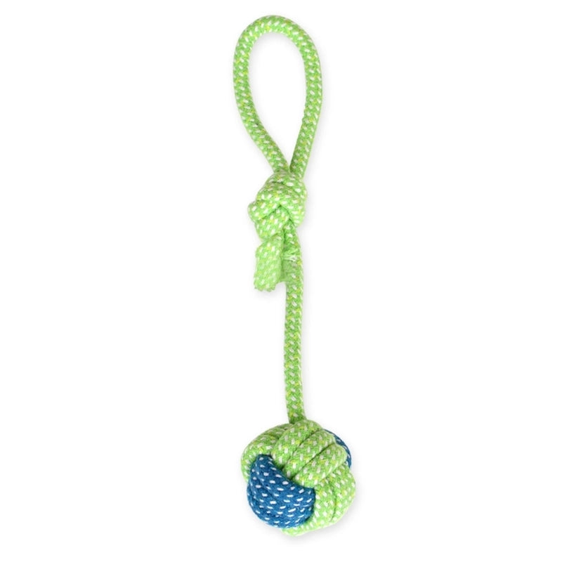 2 Pieces Pet Dog Cotton Rope Toys Tooth Cleaning Chewing Rope Combination Set Pet Supplies