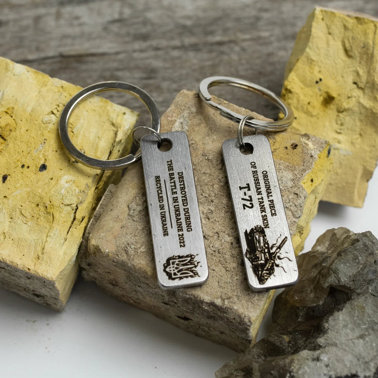 tank keychain