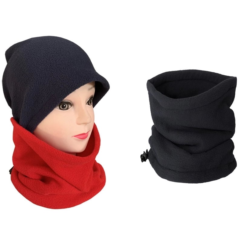 Autumn And Winter Warm Fleece Scarf Men's And Women's Outdoor Riding Mask Multifunctional Collar Fleece Scarf
