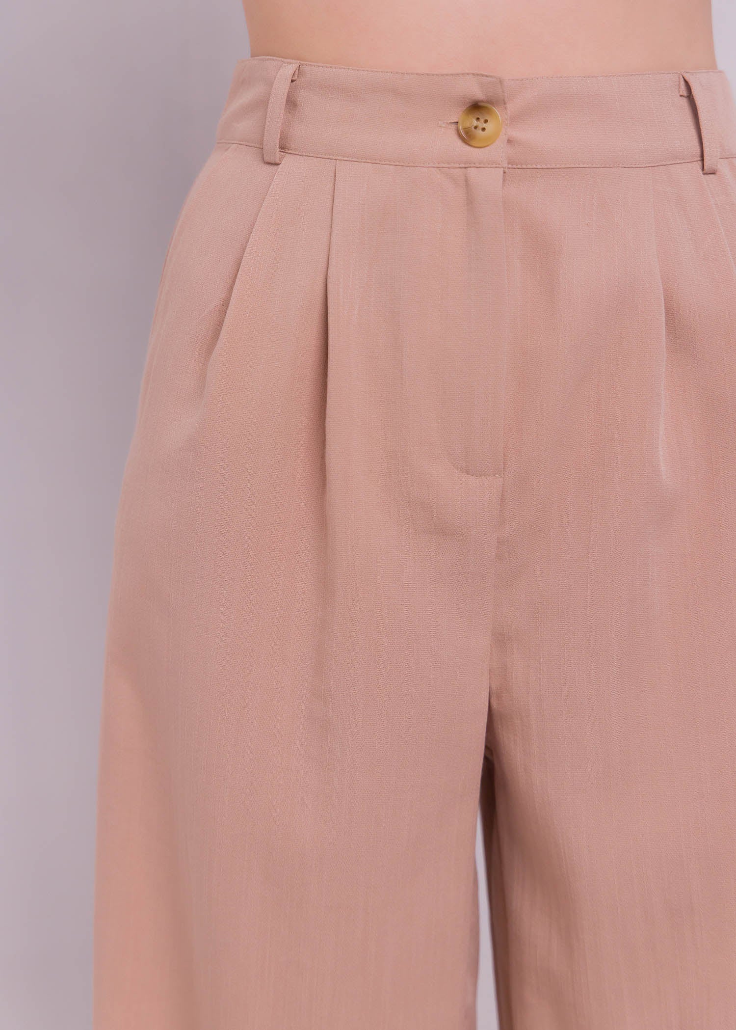 Wide Leg Pant With Pleats