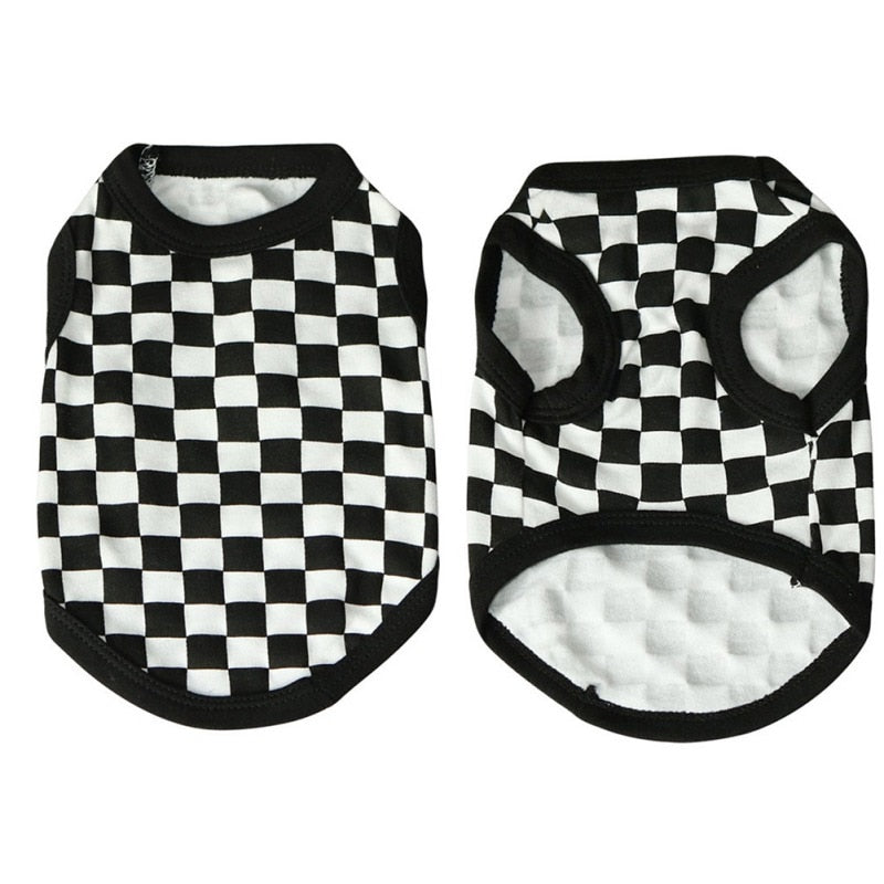 Mosaic Pattern Cotton Dog Vest