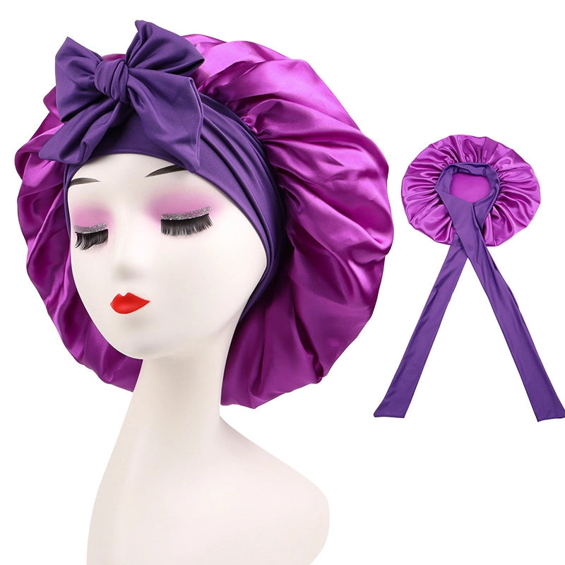 2 Pieces Women's Solid Color Solid Color Eaveless Hair Cap