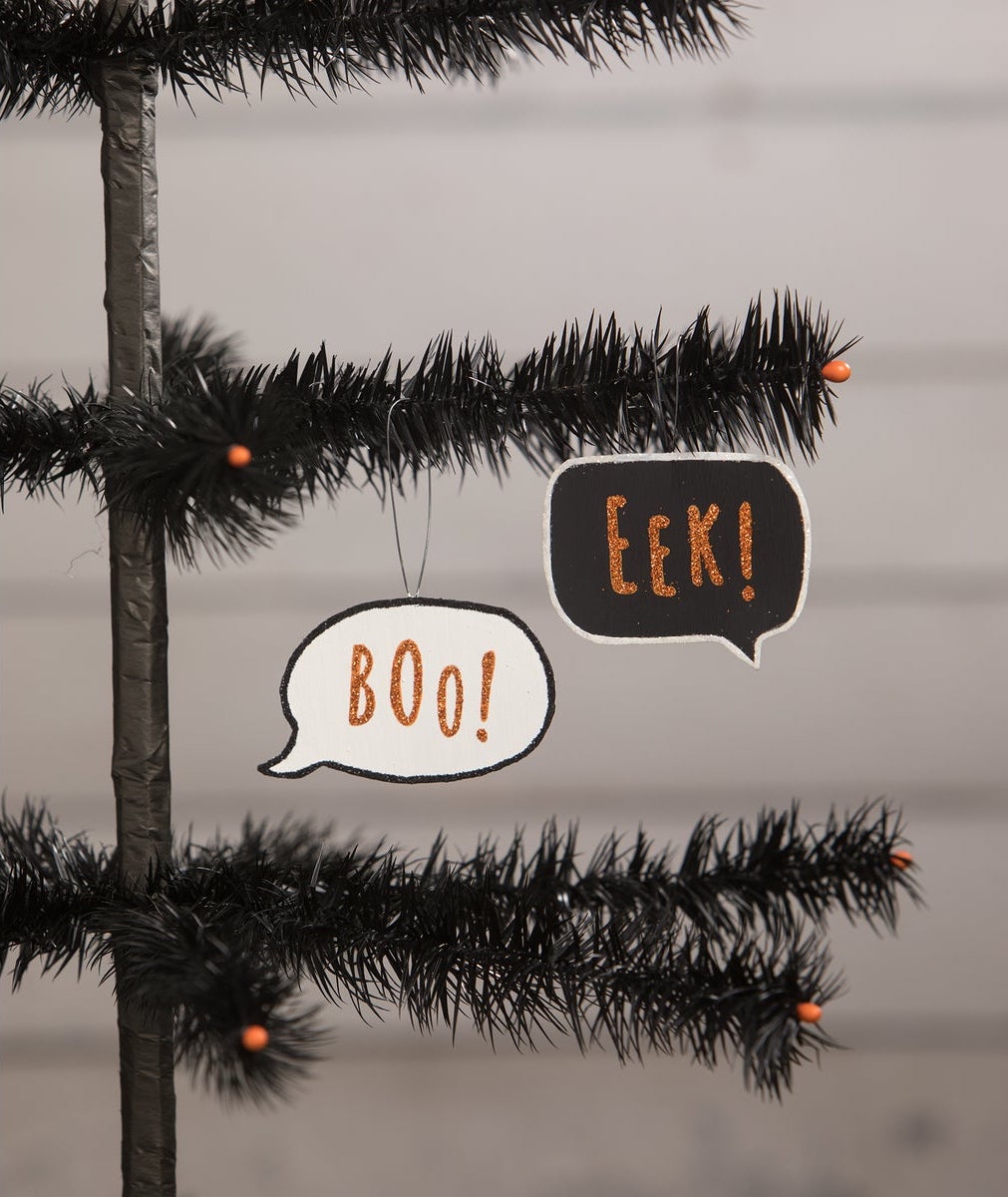 Halloween Speech Bubble Ornaments