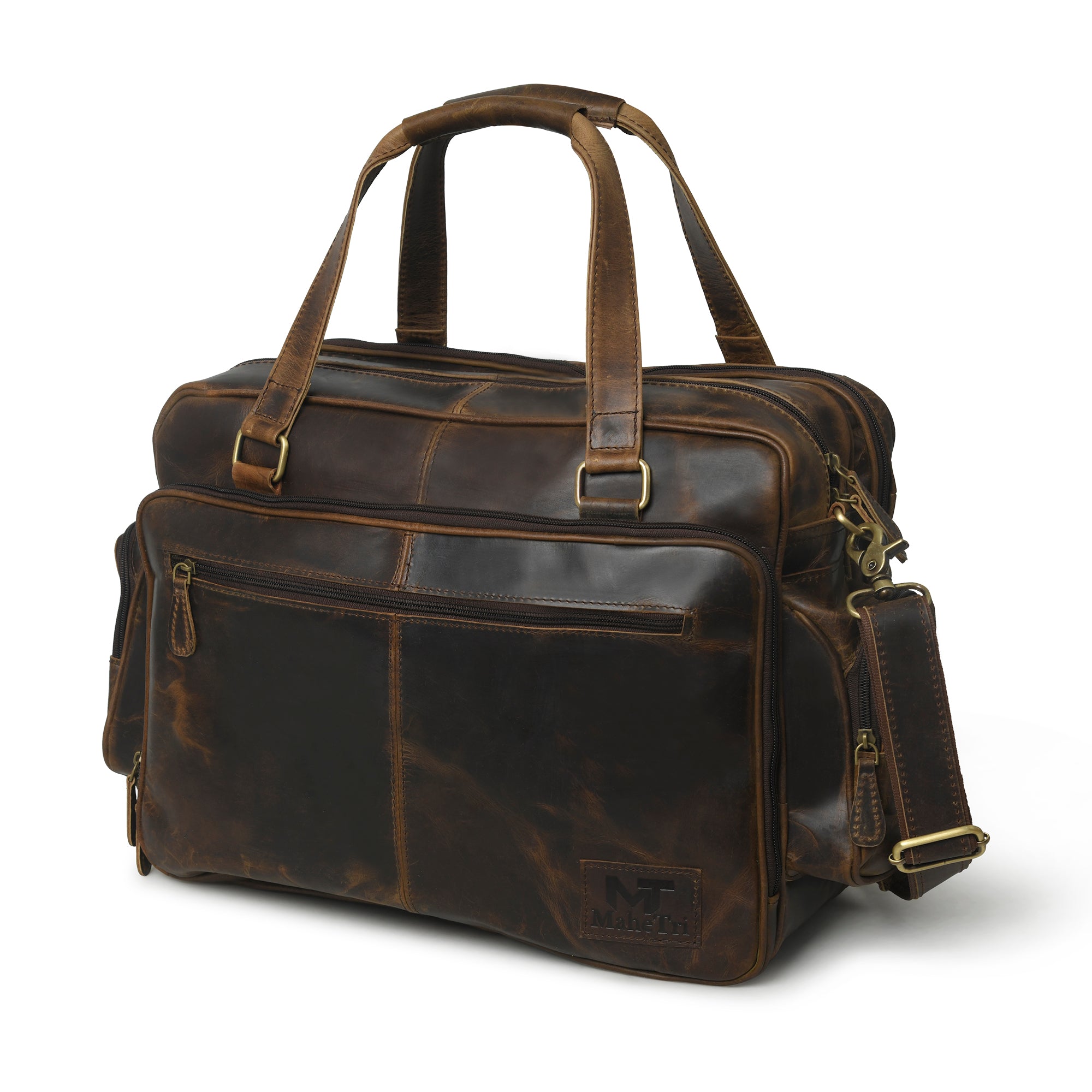 Floyd Handmade Buffalo Leather Office Briefcase