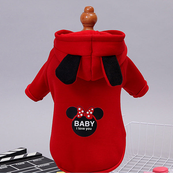 Mickey mouse Pet Hoodie- Spring