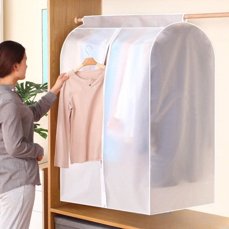 3D Zipper Clothes Dust Cover