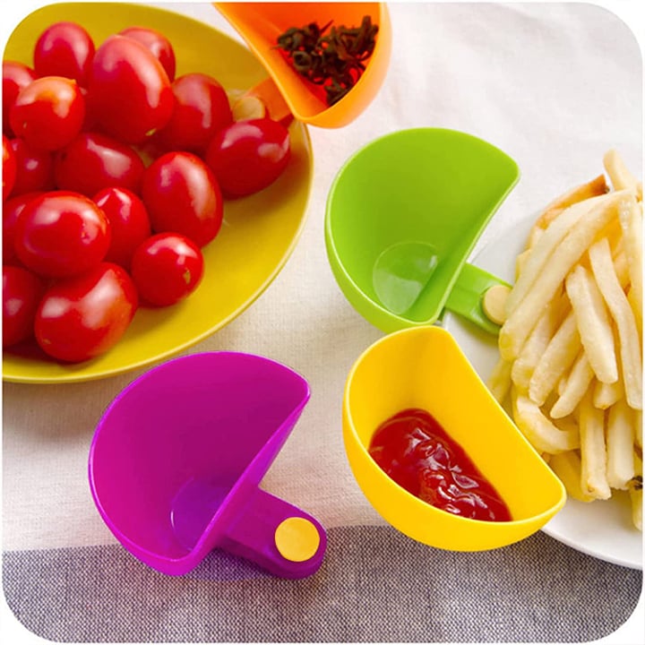 🍟Dip Clip Bowl Plate Holder4 Pcs/Set