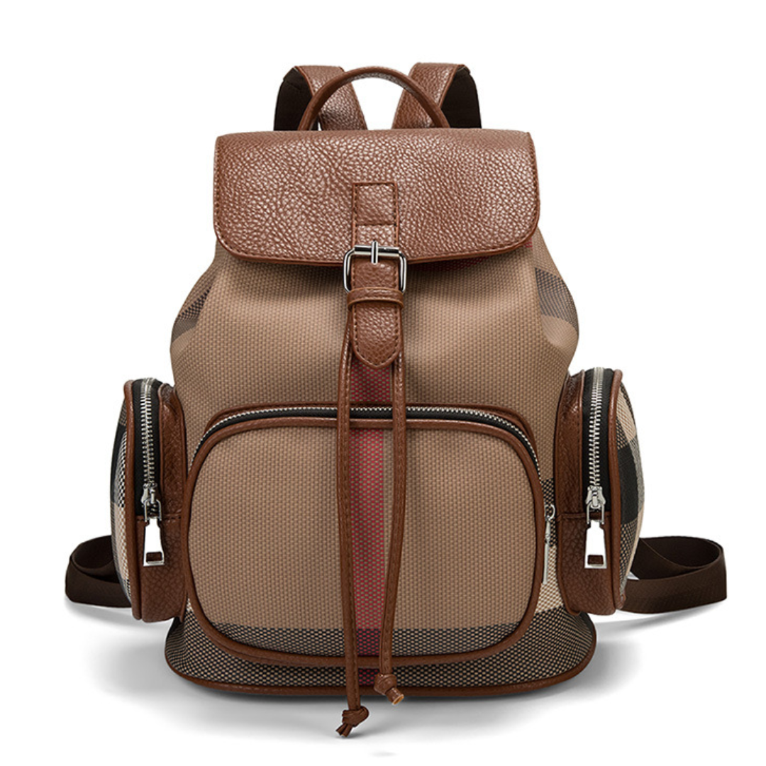 Retro Drawstring  Multi-Functional Leisure Backpack