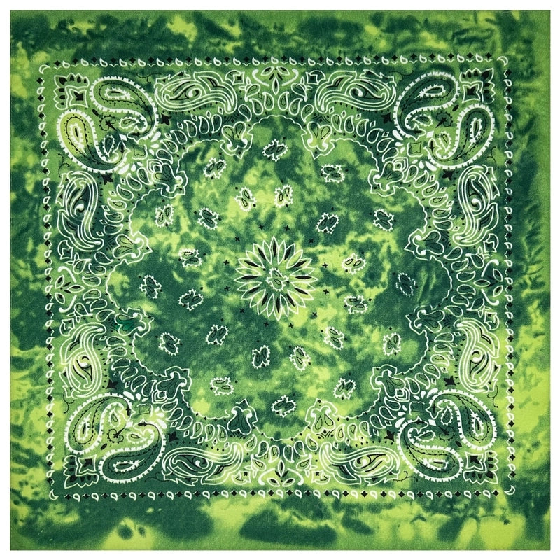 Unisex Hip-Hop Tie Dye Polyester Kerchief