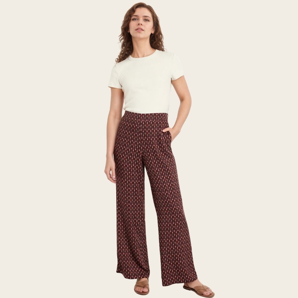 High Rise Playa Wide Pants
