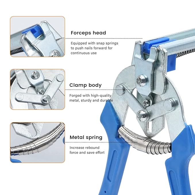 RING PLIERS KIT WITH 1200 NAILS